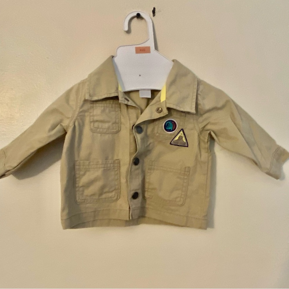 Carter's Kids Tan National Parker Jacket with Patches 6 months